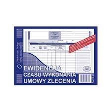 Ewidencja czasu wykonania umowy zlecenia 511-3E