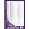 Lista obecności A4 (typ 506-1)