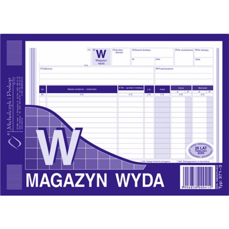 Magazyn wyda A5 wielokop. (typ 371-3)