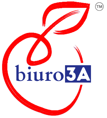 Logo biuro 3a - hurtownia artykułów biurowych, papier ksero, tusze i tonery