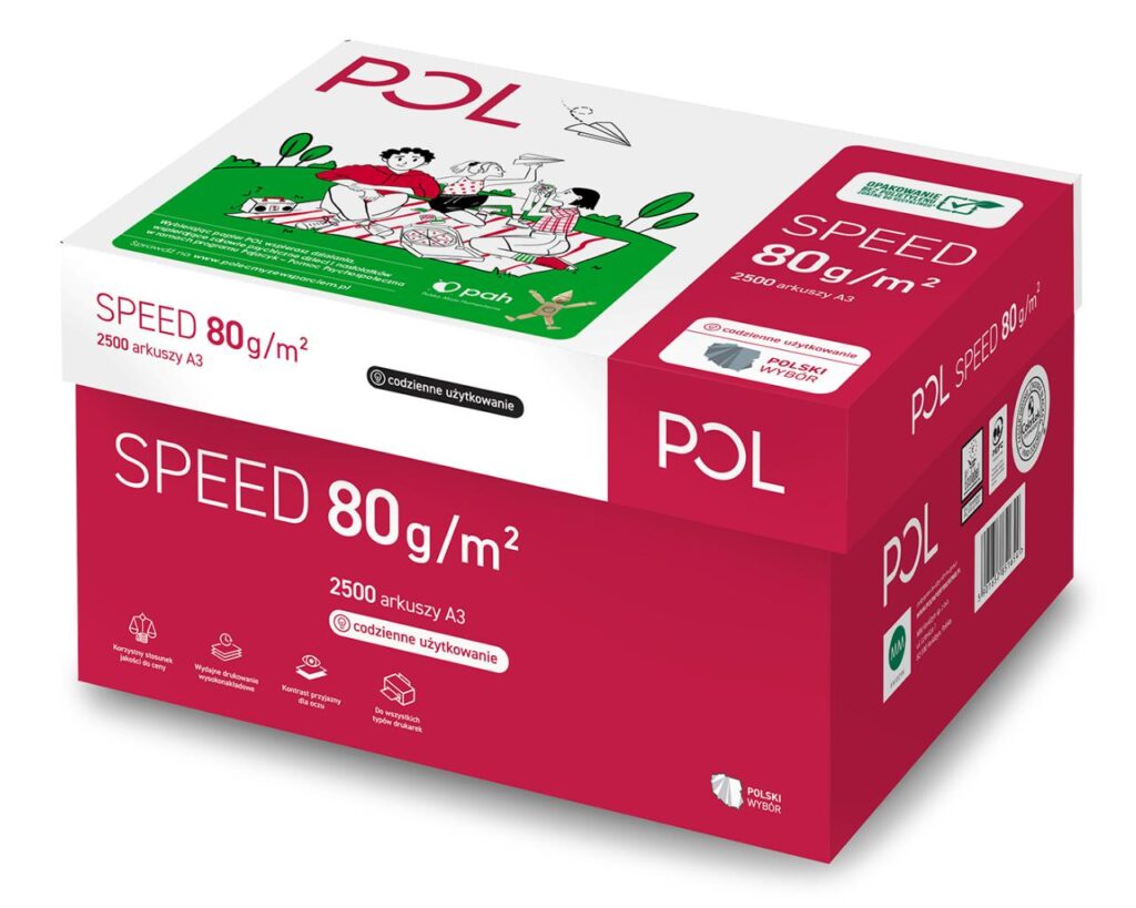 Karton papieru ksero A3 Polspeed
