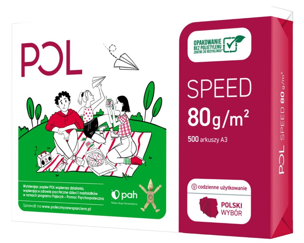 Papier ksero 80g Polspeed A3 1 ryza