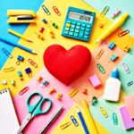 Artykuły biurowe serce