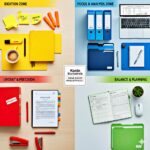 Kolorowe akcesoria biurowe