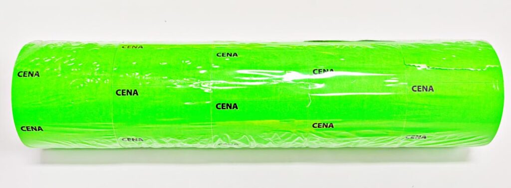 Etykieta cenowa zielona