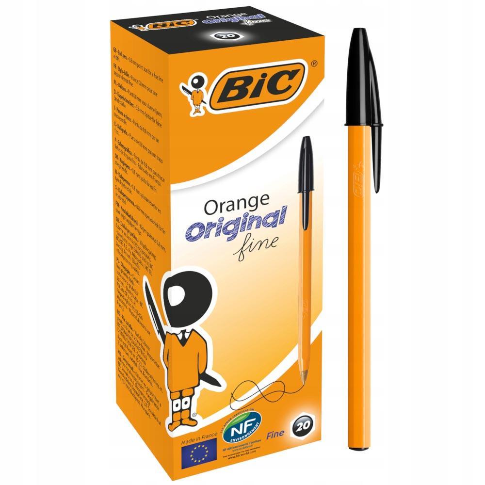 Długopis bic orange czarny