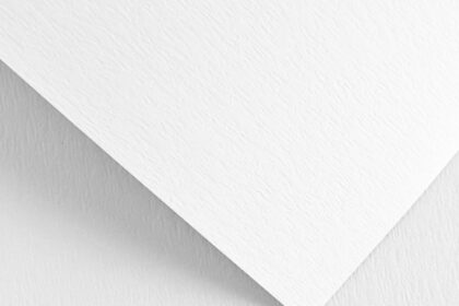 Karton A4 czerpany biały 180g