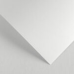 Karton ozdoby A4 płótno biały
