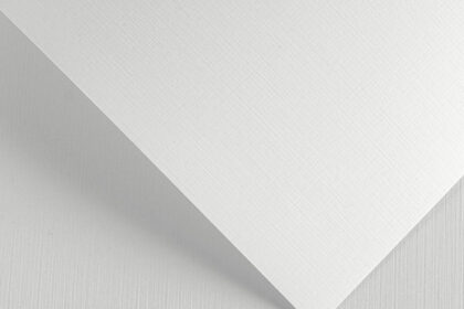Karton ozdoby A4 płótno biały