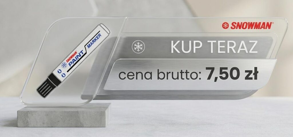Kup teraz marker olejowy snowman czarny gruby