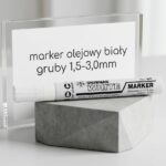 Marker olejowy snowman gruby biały 1,5-3,0mm