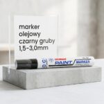 Marker olejowy snowman czarny gruby 1,5-3,0mm