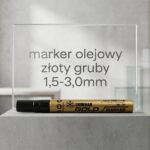 Marker olejowy snowman gruby złoty