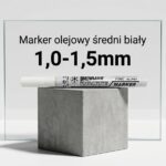 Marker olejowy snowman średni biały 1,0-1,5mm