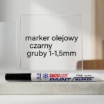 Marker olejowy snowman średni czarny 1-1,5mm