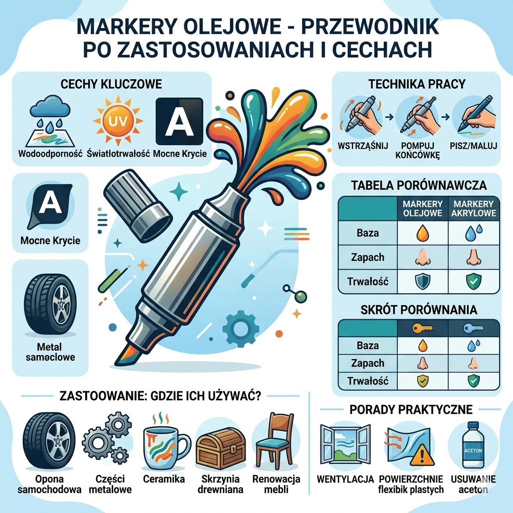 Markery olejowe mini