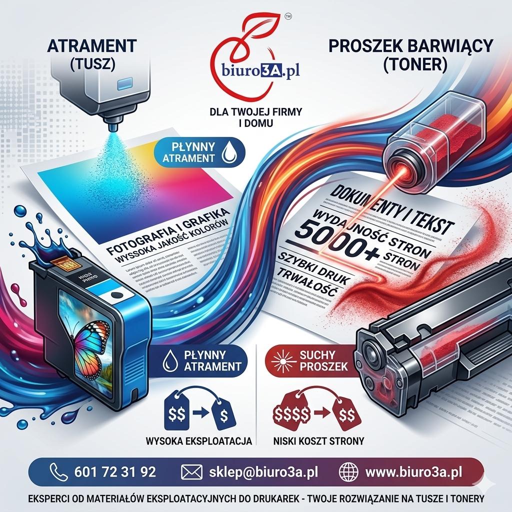Tusz toner porównanie