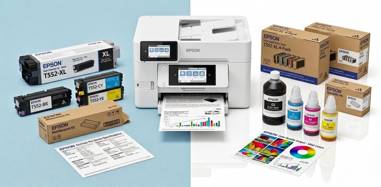 Tusze i tonery do Epson